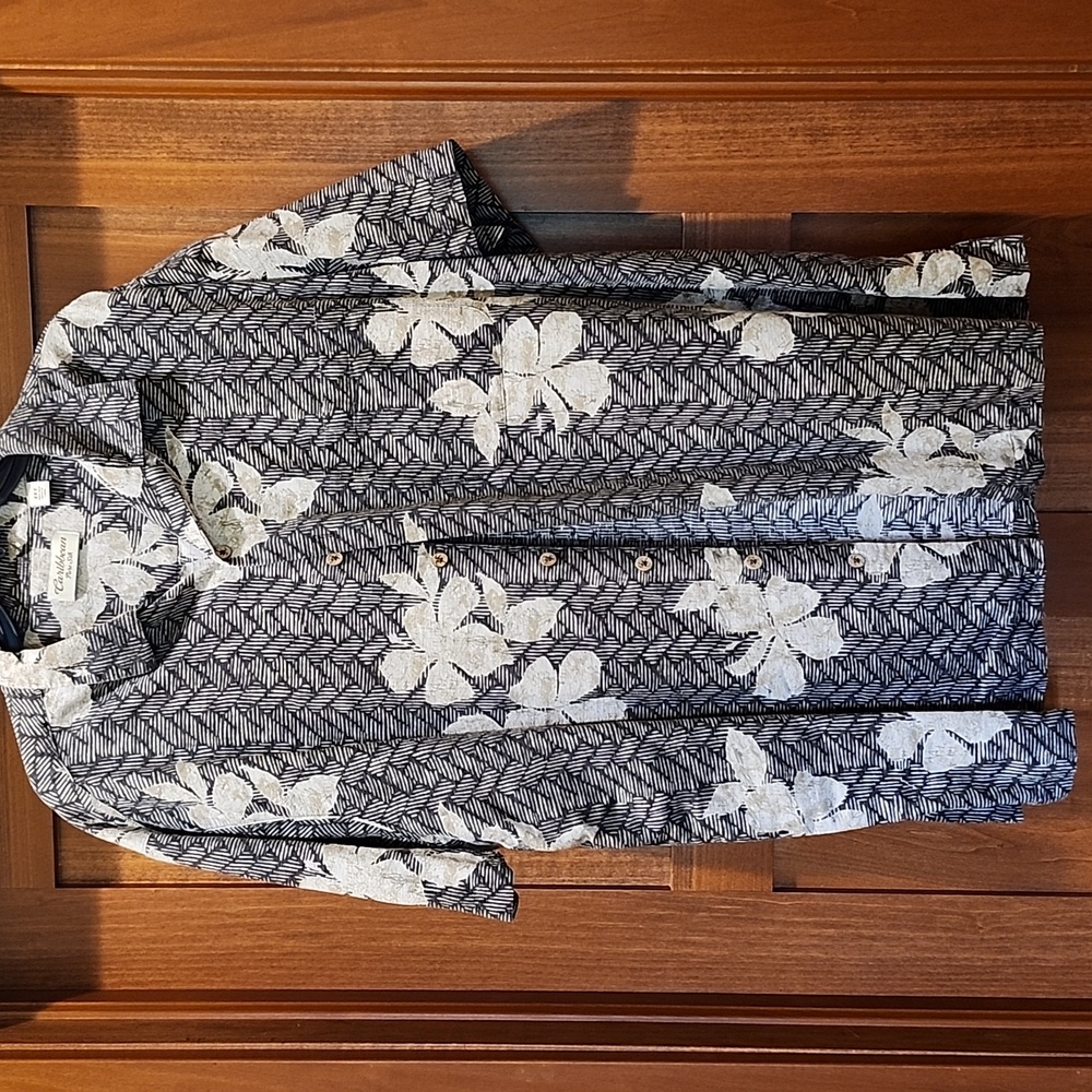 Carribean Pure Silk tall man's shirt